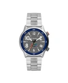 COLUMBIA MEN'S OUTBACKER FLORIDA STAINLESS STEEL BRACELET WATCH 45MM