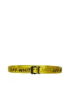 OFF-WHITE CLASSIC INDUSTRIAL LOGO JACQUARD BELT,11431086