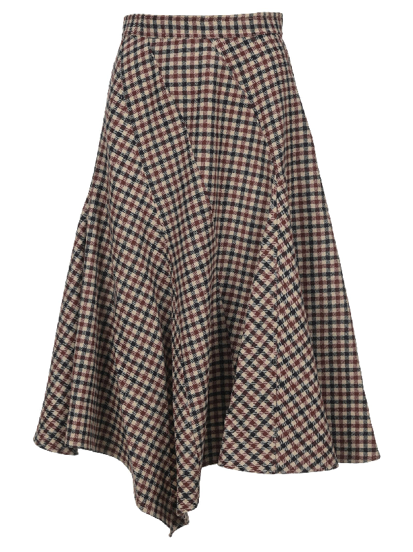 Jw Anderson Seamed Spiral Skirt In Auburn | ModeSens