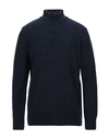 Barbour Sweater With Zip In Dark Blue