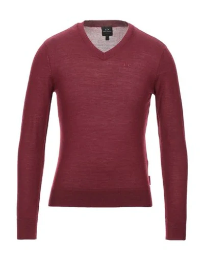 Armani Exchange Sweaters In Red