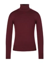 Paolo Pecora Turtlenecks In Maroon