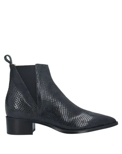 Pomme D'or Ankle Boots In Black