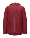 Geox Full-length Jacket In Maroon