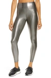Heroine Sport Marvel Metallic High Waist Leggings In Chrome