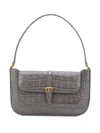 BY FAR MIRANDA CROC-EMBOSSED BAG