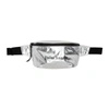 PALM ANGELS PALM ANGELS SILVER LOGO FANNY PACK