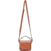 CHLOÉ CHLOE ORANGE CROC MINI CHLOE C BAG