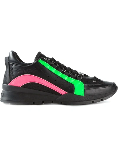 Dsquared2 Sneakers Mit Kontraststreifen In M603 Black