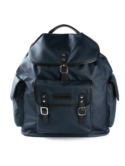 Dsquared2 Rucksack Mit Schnallen In Blue