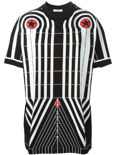 Givenchy Graphic Print T-shirt In Black