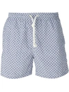 KITON BADESHORTS MIT GEOMETRISCHEM MUSTER