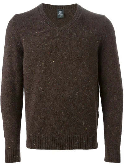 Eleventy Pullover Mit V-ausschnitt In Brown