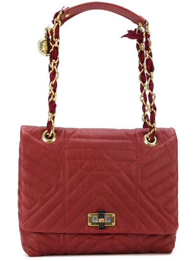 Lanvin 'happy' Schultertasche In Red