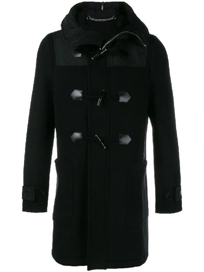 Givenchy Dufflecoat Mit Kapuze In Black