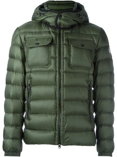 Moncler 'valence' Daunenjacke In Green