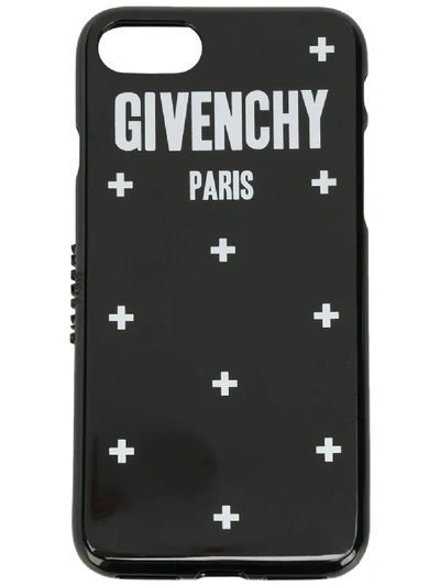 Givenchy Iphone 7-hülle Mit Logo-print In Black
