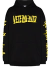 VETEMENTS WORLD TOUR PRINT HOODIE