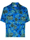 GIVENCHY PRINTED SILK BOWLING SHIRT