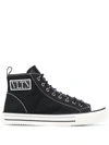 VALENTINO GARAVANI VLTN PATCH HIGH-TOP SNEAKERS