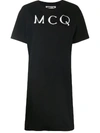 MCQ BY ALEXANDER MCQUEEN LOGO T-SHIRT DRESS