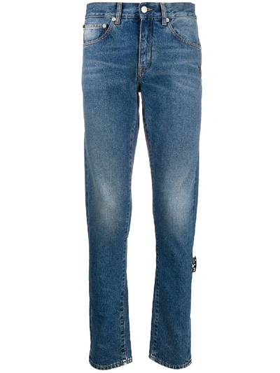 Off-white 'diag' Skinny-jeans In Blue