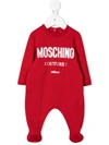 MOSCHINO LOGO印花圆领睡衣