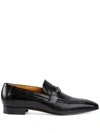 GUCCI INTERLOCKING G LEATHER LOAFERS