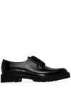 Church's Woman Lace-up Shoes Midnight Blue Size 4.5 Leather In Black