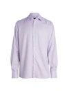 Saks Fifth Avenue Collection Solid Dress Shirt In Lavender