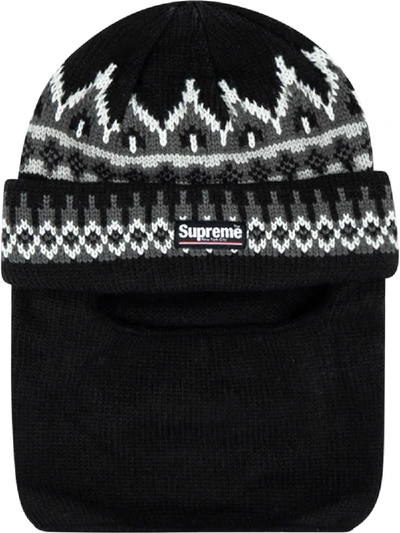 Supreme Facemask Beanie In Black | ModeSens
