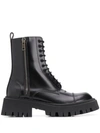 BALENCIAGA TRACTOR 20 MM LACE-UP BOOTS