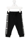 DSQUARED2 LOGO-TAPE TRACK PANTS