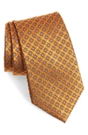 Nordstrom Men's Shop Neat Silk Tie In Orange