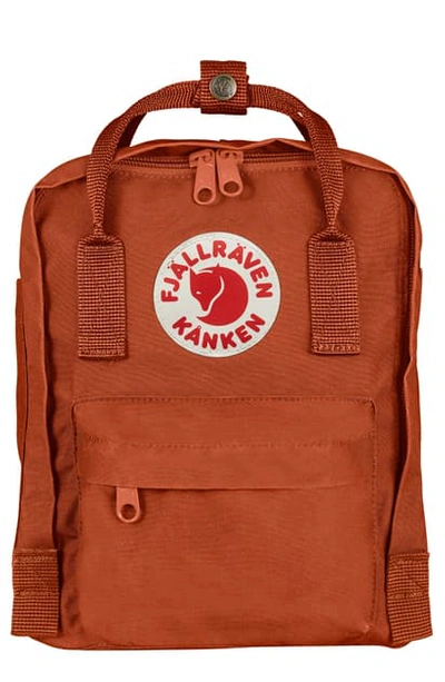 Fjall Raven 'mini Kanken' Water Resistant Backpack In Autumn Leaf