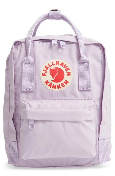 Fjall Raven Mini Kanken Water Resistant Backpack In Pastel Lavendar