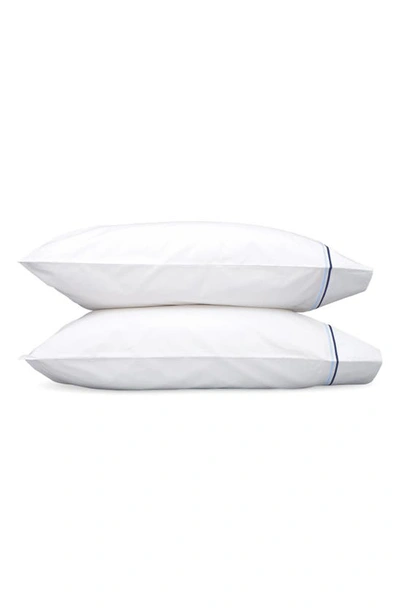 Matouk Essex 350 Thread Count Set Of 2 Pillowcases In Navy