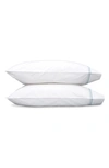 Matouk Essex 350 Thread Count Set Of 2 Pillowcases In Pool