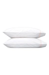 Matouk Essex 350 Thread Count Set Of 2 Pillowcases In Pink