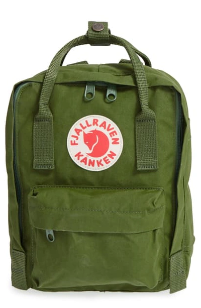 Fjall Raven 'mini Kanken' Water Resistant Backpack In Leaf Green