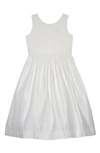 Us Angels Sleeveless Fit & Flare Dress In Ivory