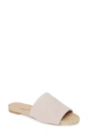 Charles David Spinner Slide Sandal In Light Lilac Suede