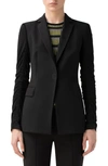 AKRIS PUNTO PEBBLE STRETCH CREPE BLAZER,960401060636