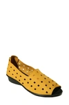 Mustard Nubuck Leather