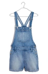 MADEWELL ADIRONDACK SHORT OVERALLS,AO212