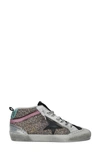 GOLDEN GOOSE MID STAR LEOPARD PRINT SNEAKER,GWF00122.F000261