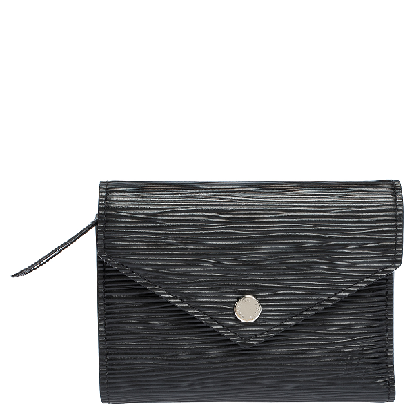Pre-Owned Louis Vuitton Black Epi Leather Victorine Wallet | ModeSens