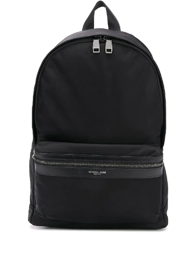 Michael Kors Twill Backpack In Black
