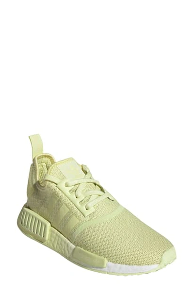 Adidas Originals Nmd R1 Sneaker In Yellow Tint/ White