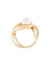 OSCAR DE LA RENTA PEARL-EMBELLISHED RING